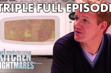 Every Episode A Chef Disgraced Gordon With A Microwave: Part 1 | Kitchen Nightmares