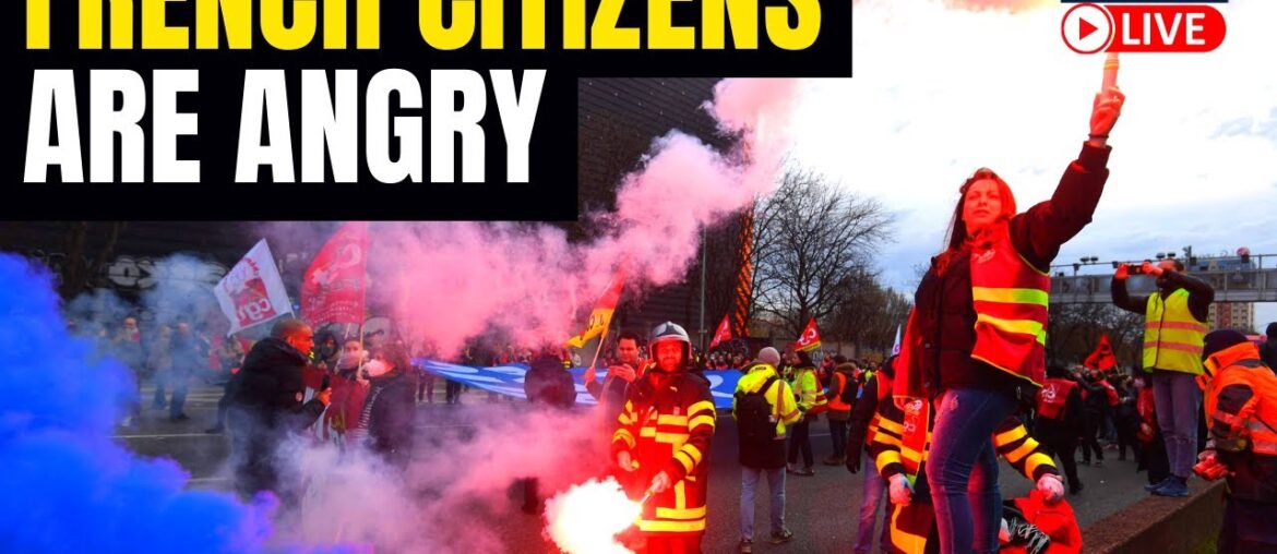 Fires, Clashes & Tear Gas In Paris As Protesters Opposed Macron's Pension Bill | France Protest Fires, Clashes & Tear Gas In Paris As Protesters Opposed Macron's Pension Bill | France Protest