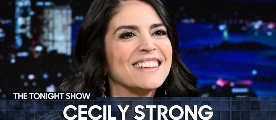 Cecily Strong Spills on Her SNL Departure and Why She Displays Wigs in Her Home | The Tonight Show