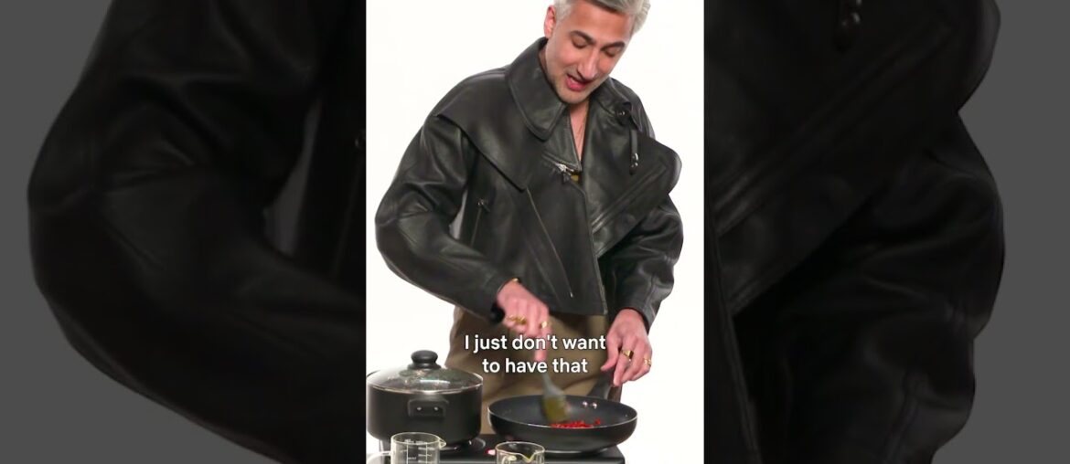 Tan France makes Gigi Hadid's pasta #NextInFashion Tan France makes Gigi Hadid's pasta #NextInFashion