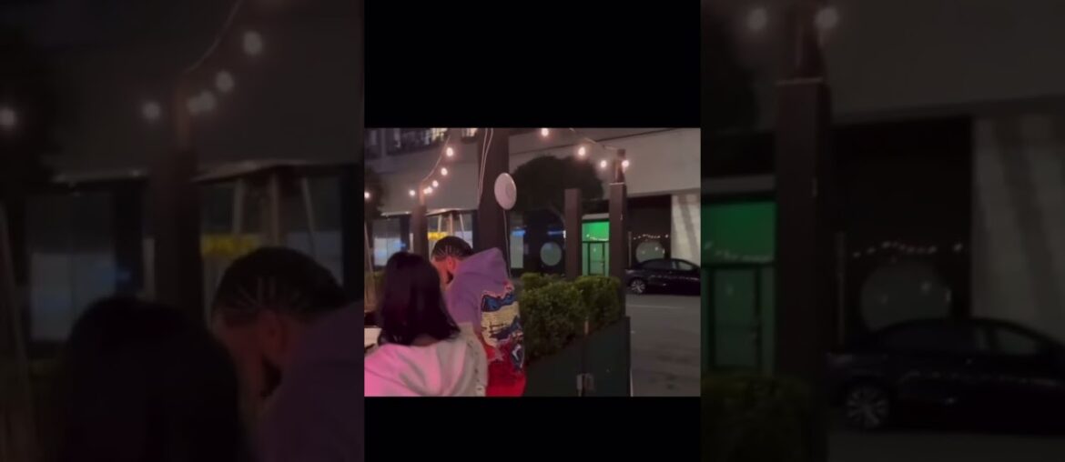 French Montana and Rubi Rose spotted together after dining #frenchmontana #rubirose