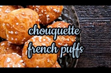 recette chouquettes/ french puffs recipe