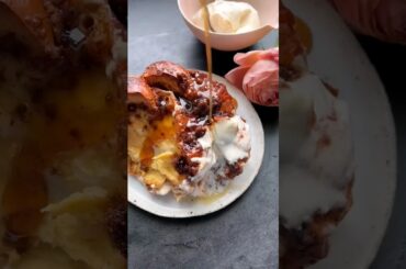 Baked cinnamon crunch French toast #cooking #recipe #food #shorts