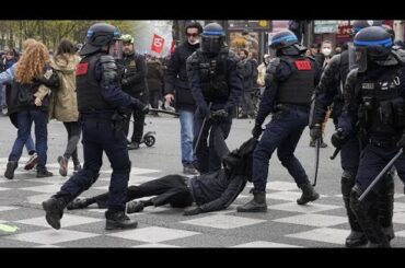 Protests turn ugly in France as striker numbers dwindle