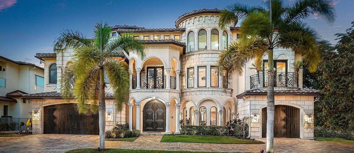 Stunning palatial waterfront Estate with spectacular picturesque views in Delray Beach for $8.1M Stunning palatial waterfront Estate with spectacular picturesque views in Delray Beach for $8.1M