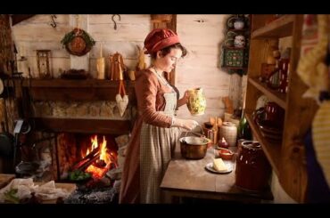 Dinner 200 years ago |1807 Mac n' Cheese| Historical ASMR Cooking