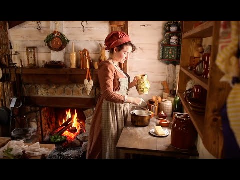 Dinner 200 years ago |1807 Mac n' Cheese| Historical ASMR Cooking Dinner 200 years ago |1807 Mac n' Cheese| Historical ASMR Cooking