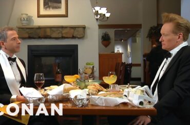 Conan Takes Jordan Schlansky To His Favorite Italian Restaurant | CONAN on TBS