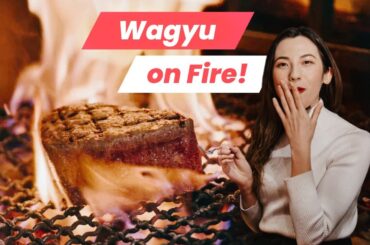 Tokyo Michelin Star Restaurant With a Camping Fire?! | Makiyaki Ginza Onodera
