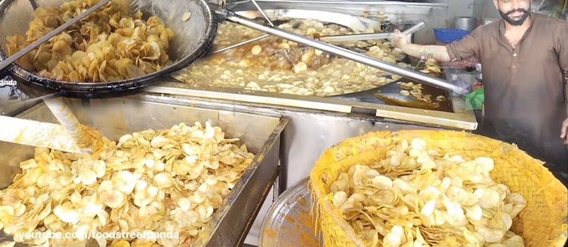 How To Make French Fries Making Factory Potatoes Chips Potatoes Fries Pakistani Street Food #chips