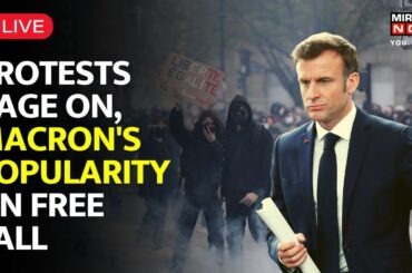 France Protests 2023: Emmanuel Macron's Popularity Falls | Pension Reforms |English News |World News