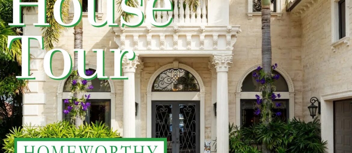 HOUSE TOUR: Inside a Gorgeous Waterfront Florida Mansion HOUSE TOUR: Inside a Gorgeous Waterfront Florida Mansion