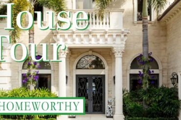 HOUSE TOUR: Inside a Gorgeous Waterfront Florida Mansion