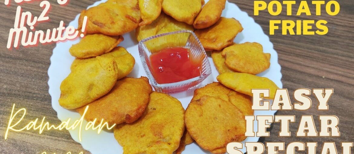 Potato ChickPea Fries | Pakoda Recipe | Potato French Fries | Potato ChickPea Fries | Pakoda Recipe | Potato French Fries |