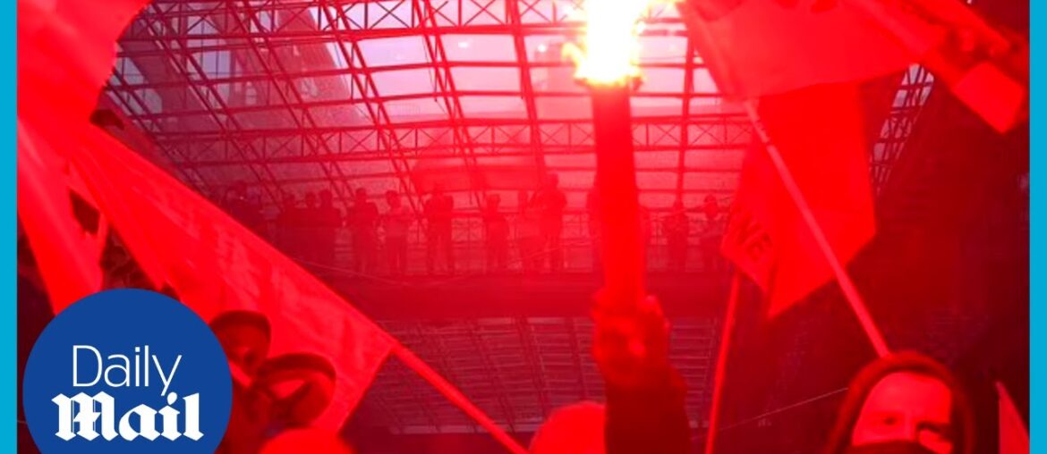 France pension protests: Protesters storm Blackrock building in Paris with firecrackers France pension protests: Protesters storm Blackrock building in Paris with firecrackers