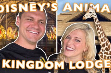 Disney World's WILDEST Hotel: Animal Kingdom Lodge Review | Room Tour, Jiko, Boma, Starlight Safari