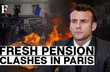 Violence Erupts as French Police Clash with Pension Reform Protestors on the Streets of Paris