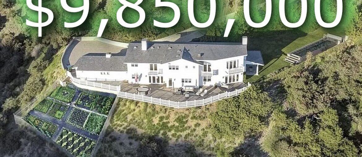 Inside a $9,850,000 Estate with INCREDIBLE City Lights & Ocean Views in Los Angeles California!