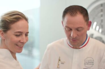 Amandine Chaignot joins the Air France team with her tasty vegetarian dishes