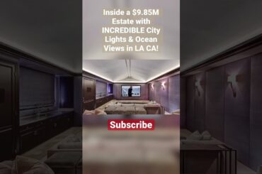 Inside a $9.85M Estate with INCREDIBLE City Lights & Ocean Views in LA CA! #ytshorts #shorts #la