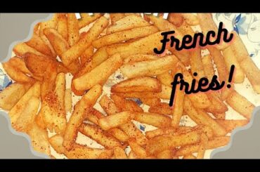 French fries ki recipe, home made crunchy aur chatpati.