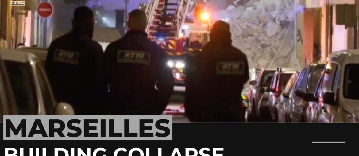 France: Several people trapped after building collapses in Marseilles