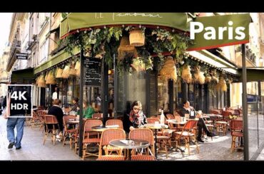 Paris France, HDR walking in Paris - Spring 2023 Paris - 4K HDR 60 fps