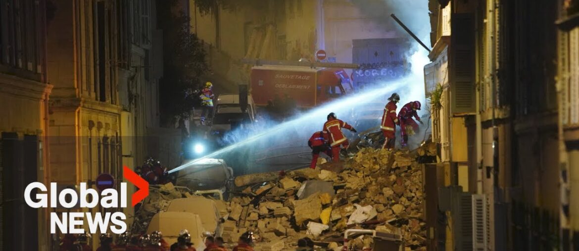 Marseille building collapse: As many as 10 people believed to be trapped under rubble