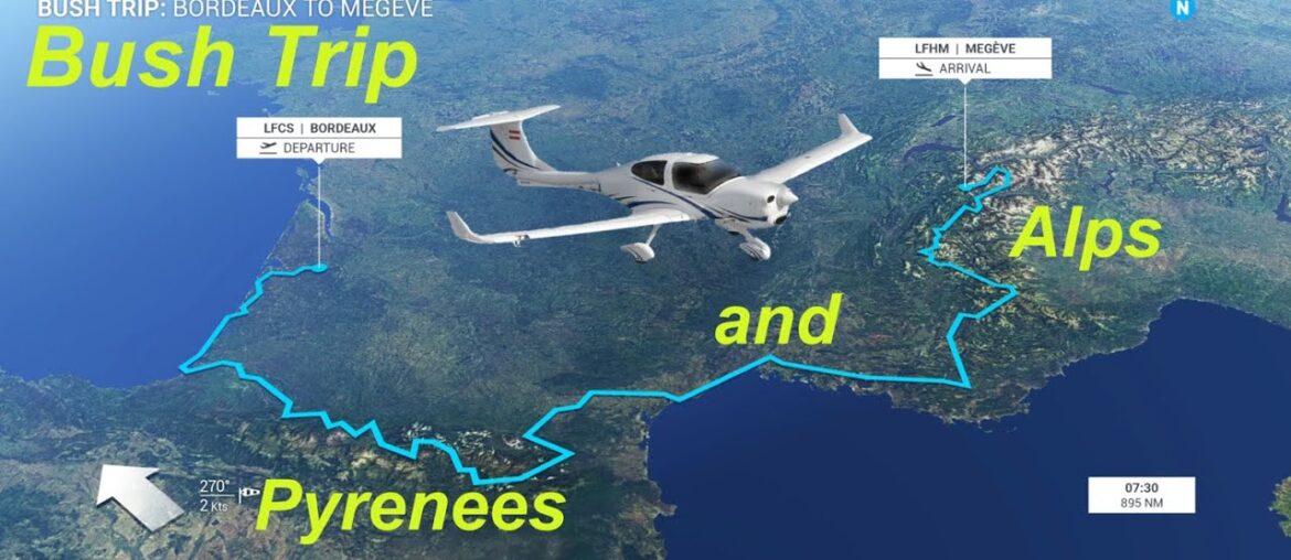 MFS: 9th LEG Pyrenees and Alps, Mont Louis La Quillane Airfield (LFNQ) - Carcassonne Airport (LFMK)