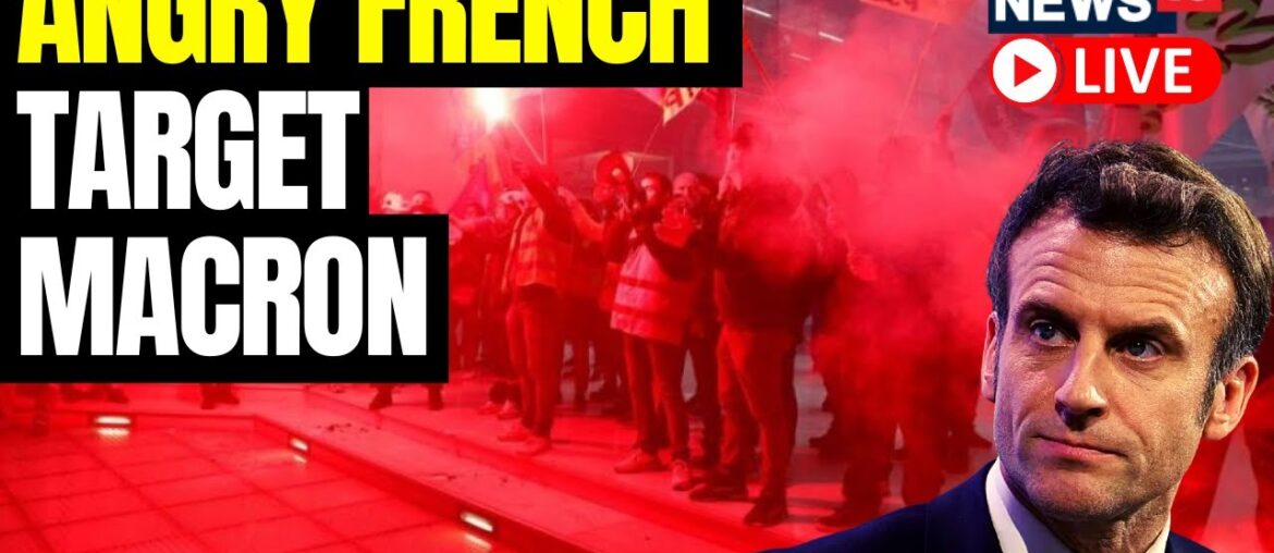 Protesters Clash Against Security Forces; Set Macron's Favorite Restaurant On Fire | France Protest