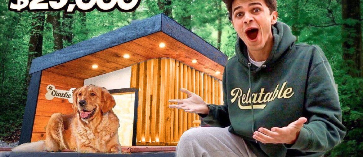 I BUILT A $25,000 DREAM DOG HOUSE!! I BUILT A $25,000 DREAM DOG HOUSE!!