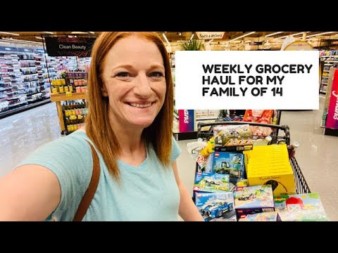 FAMILY OF 14 WEEKLY GROCERY HAUL FAMILY OF 14 WEEKLY GROCERY HAUL