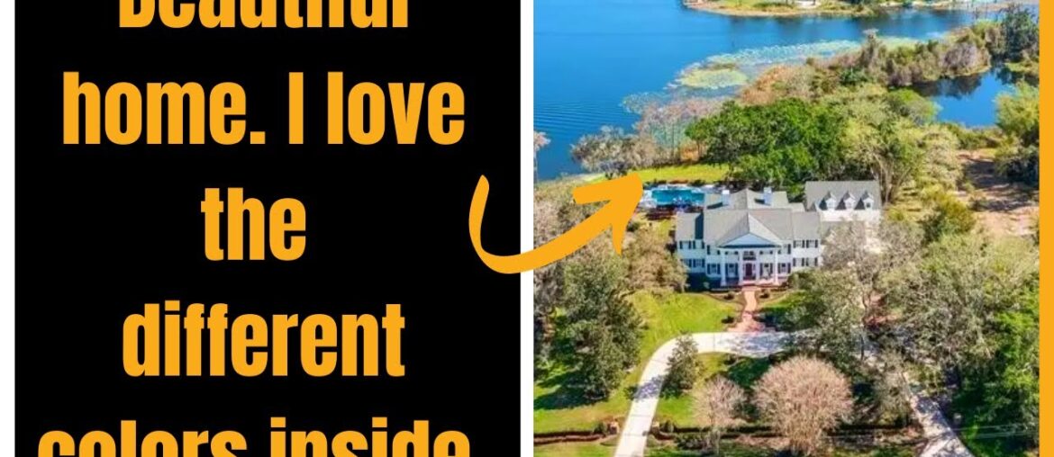 Custom $6M built estate with incredible lakefront vistas in Windermere Custom $6M built estate with incredible lakefront vistas in Windermere