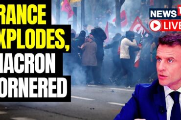 Widespread Protests in Paris | Protesters Clash With Security Forces | Macron Faces Pension Protests
