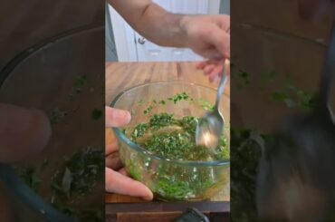 Dry aged N.Y strip with Fries and Chimichurri #food #shorts