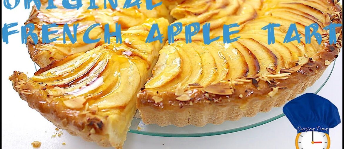 Original FRENCH APPLE TART with Custard Cream – Cuisine Time EN : Home Made Original FRENCH APPLE TART with Custard Cream - Cuisine Time EN : Home Made