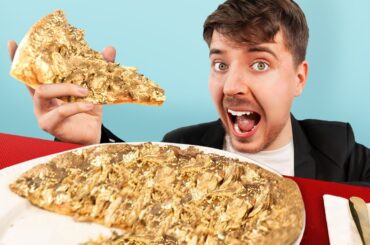 I Ate A $70,000 Golden Pizza