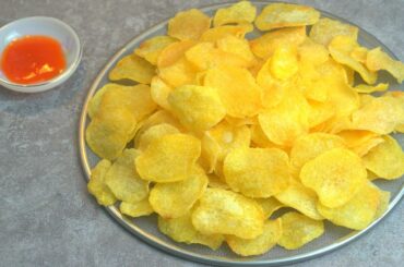 Amazing Crispy french fries! fries recipe, Potato Chips,Potato Recipe, potato snacks