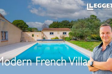 Outstanding French Villa with Garden, Heated Pool, and a Garage - Near Carcassonne, Aude, Occitanie