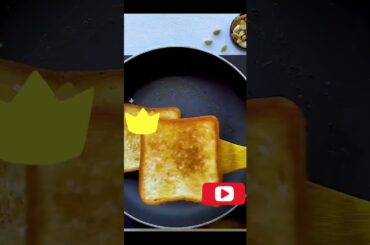 Eggless french toast | fried milk toast | 2 minutes breakfast recipe | #food #shortsfeed #youtube