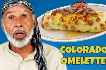 Tribal People Try Colorado Omelette