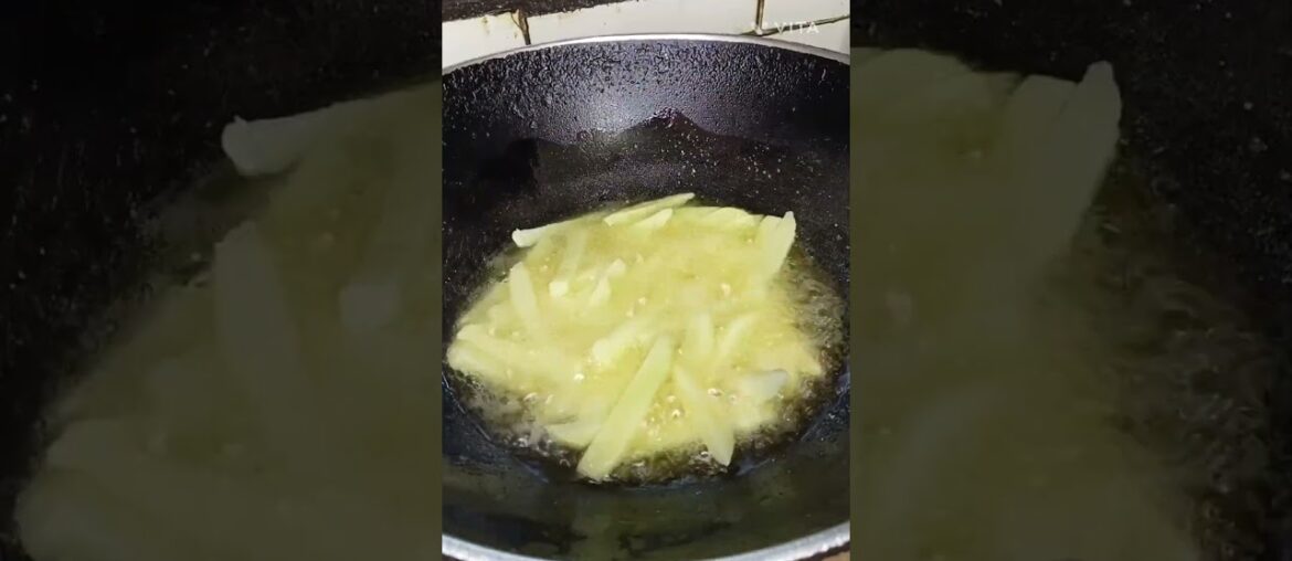 Tasty crispy ketchup french fries... #food #shortvideo #youtube