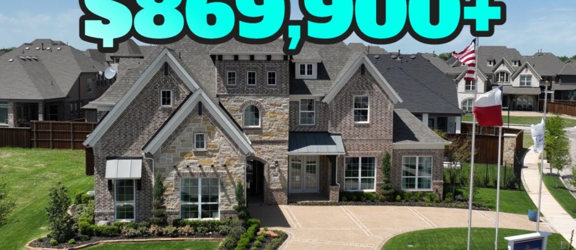 Tour a Ultra Luxury Modern Custom Model House Near Fort Worth,Texas | Arlo Nicci | $869,900+