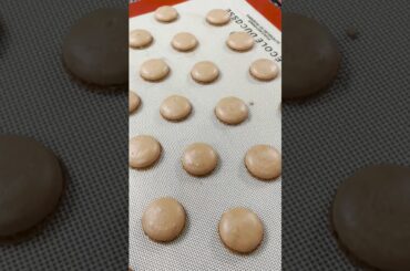 making macarons at french pastry school