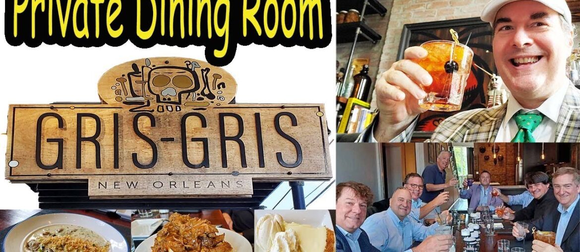 Southern Cuisine & New Orleans Food: Friday Lunch Private Dining at Gris-Gris Restaurant
