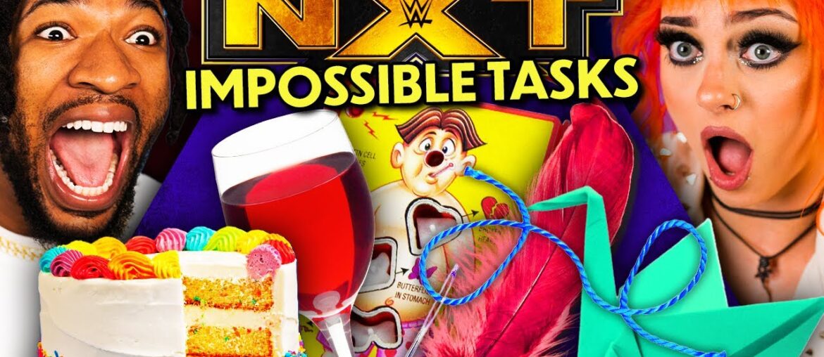 WWE NXT Superstars Try Not To Fail – Delicate Tasks! (Wes Lee, Gigi Dolin, Trick Williams) WWE NXT Superstars Try Not To Fail - Delicate Tasks! (Wes Lee, Gigi Dolin, Trick Williams)