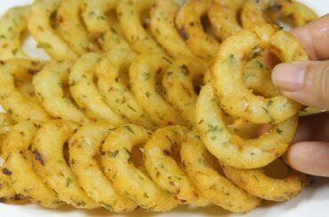Potato chips, french fries recipe -15 minutes to cook french fries - Pan fries