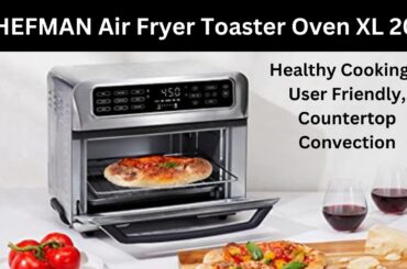 Air Fryer Toaster Oven CHEFMAN XL 20L,