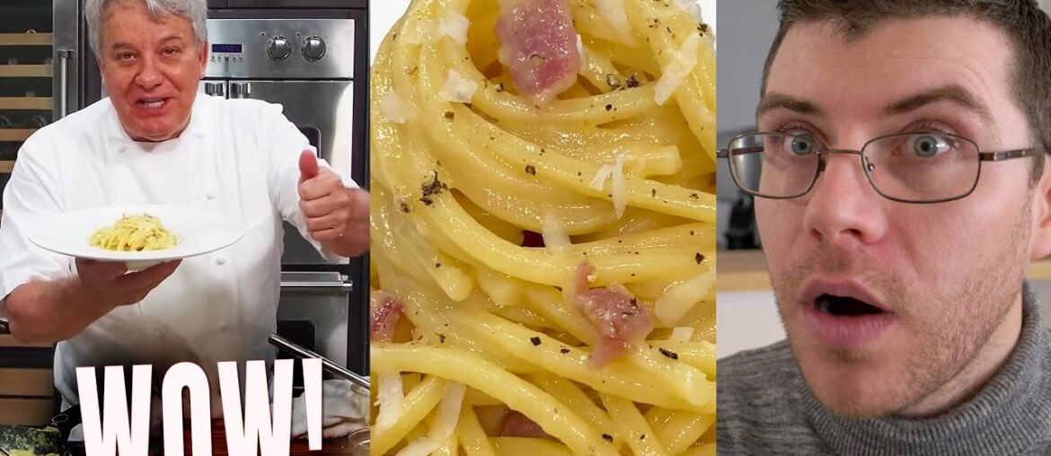 Pro Chef Reacts.. French Chef's CARBONARA (Chef Jean-Pierre) Pro Chef Reacts.. French Chef's CARBONARA (Chef Jean-Pierre)