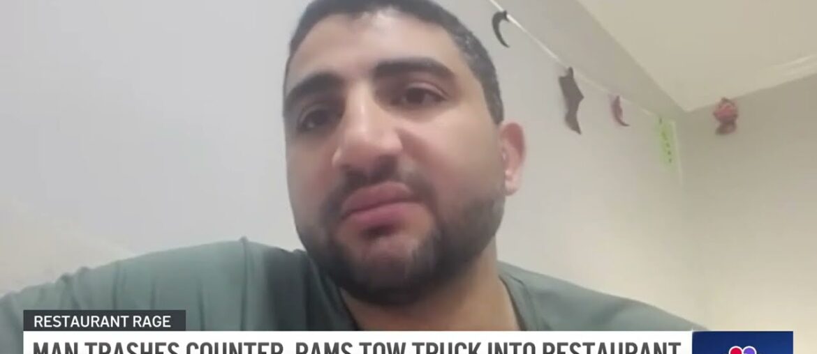 Customer Trashes Counter, Rams Tow Truck Into Maryland Restaurant | NBC4 Washington